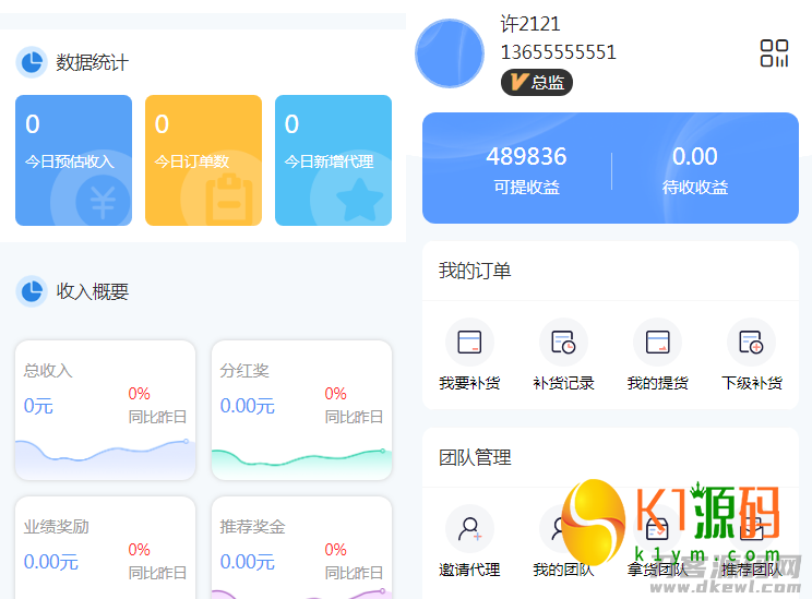 微商分销代理商城 代理等级 升级条件 源码下载插图1