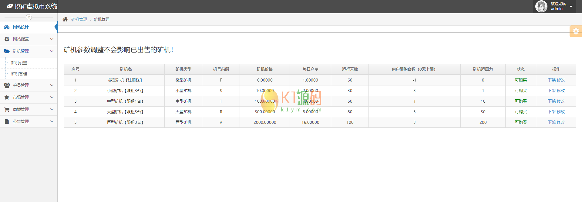 区块链矿机|挖矿|算力矿机|全新界面|带商城|充值话费「区块链源码」插图10