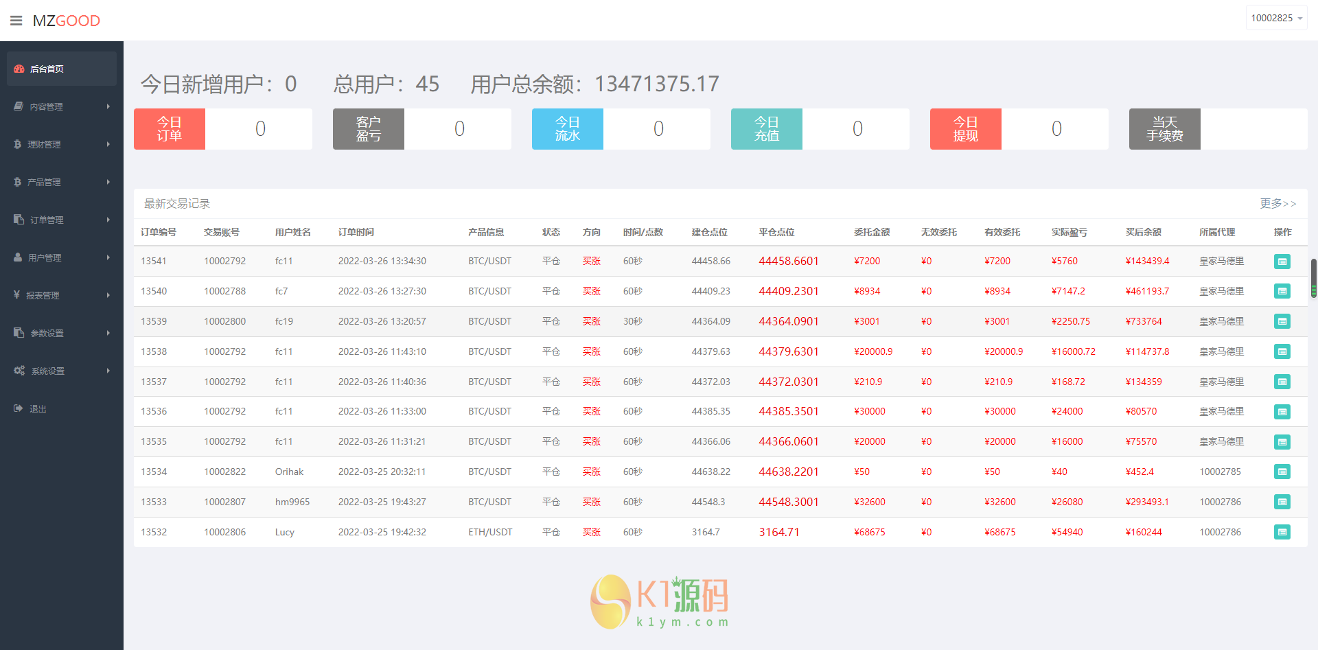 「代售」一套最新UI秒合约质押微交易完整代码+文本教程插图11