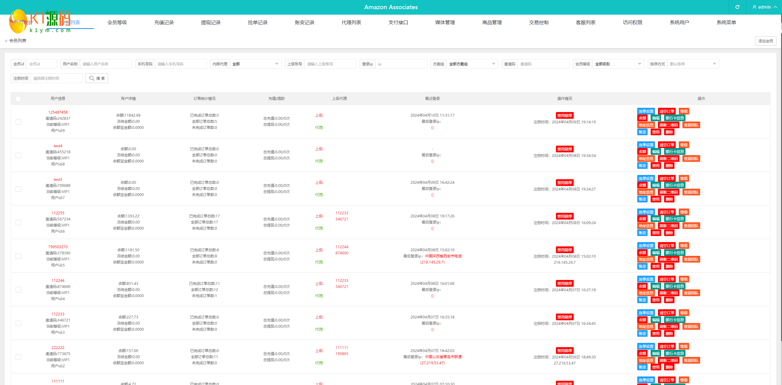 海外抢单刷单系统/连单系统/VUE3开发插图4