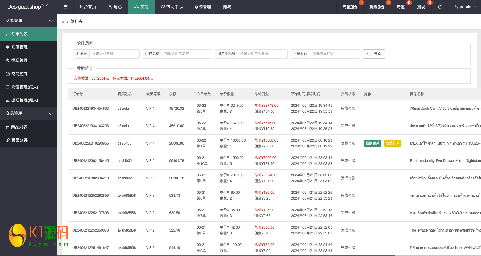 定制uniapp多语言海外刷单/抢单系统/订单自动匹配系统/手动派单/连单控插图7