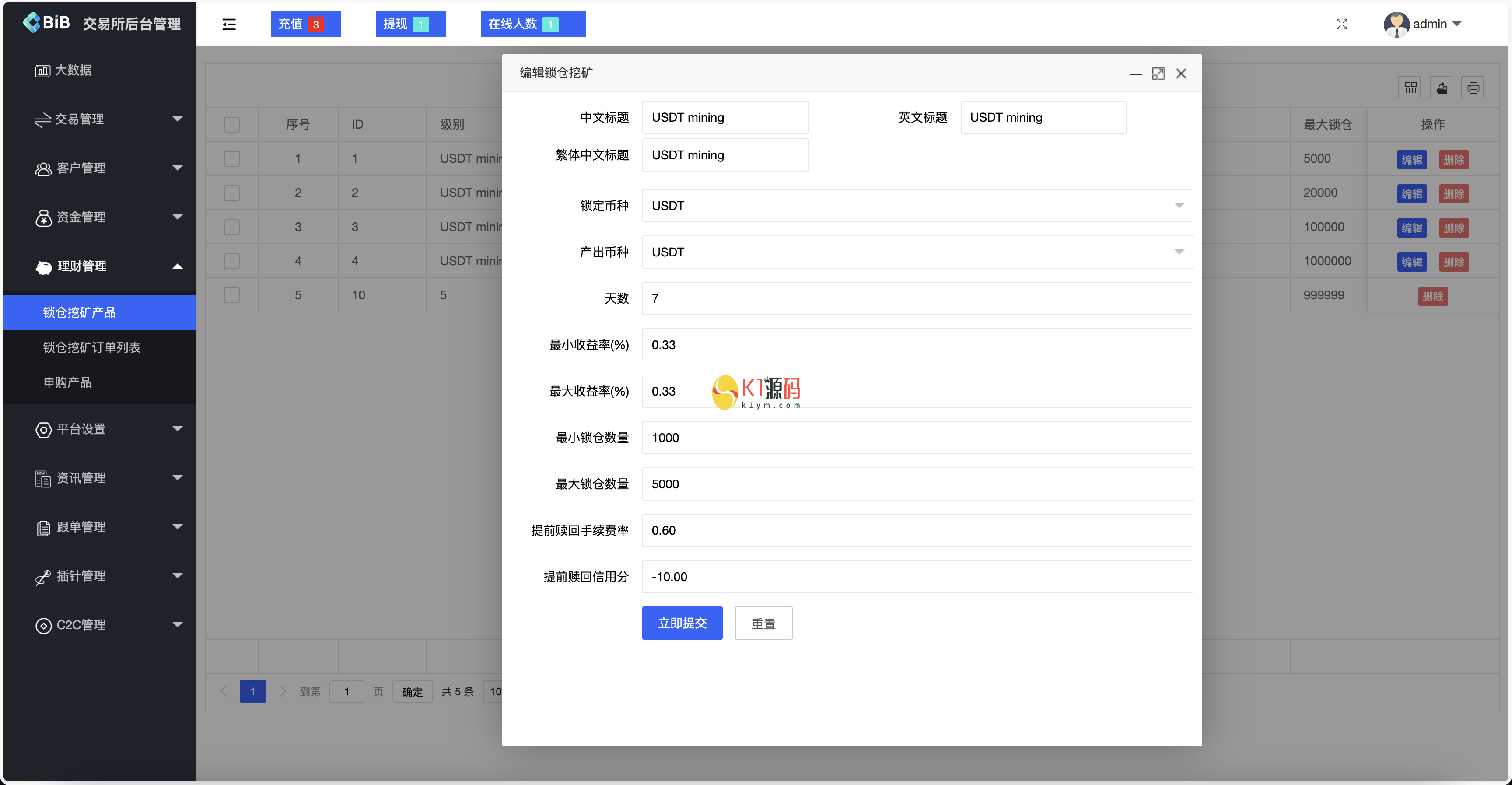 最新多语言MyOkex海外交易所源码/币币交易+秒合约+永续合约+闪兑+k线插针+C2C交易+挖矿锁仓+币币申购/前端uniapp纯源码+后端php插图15