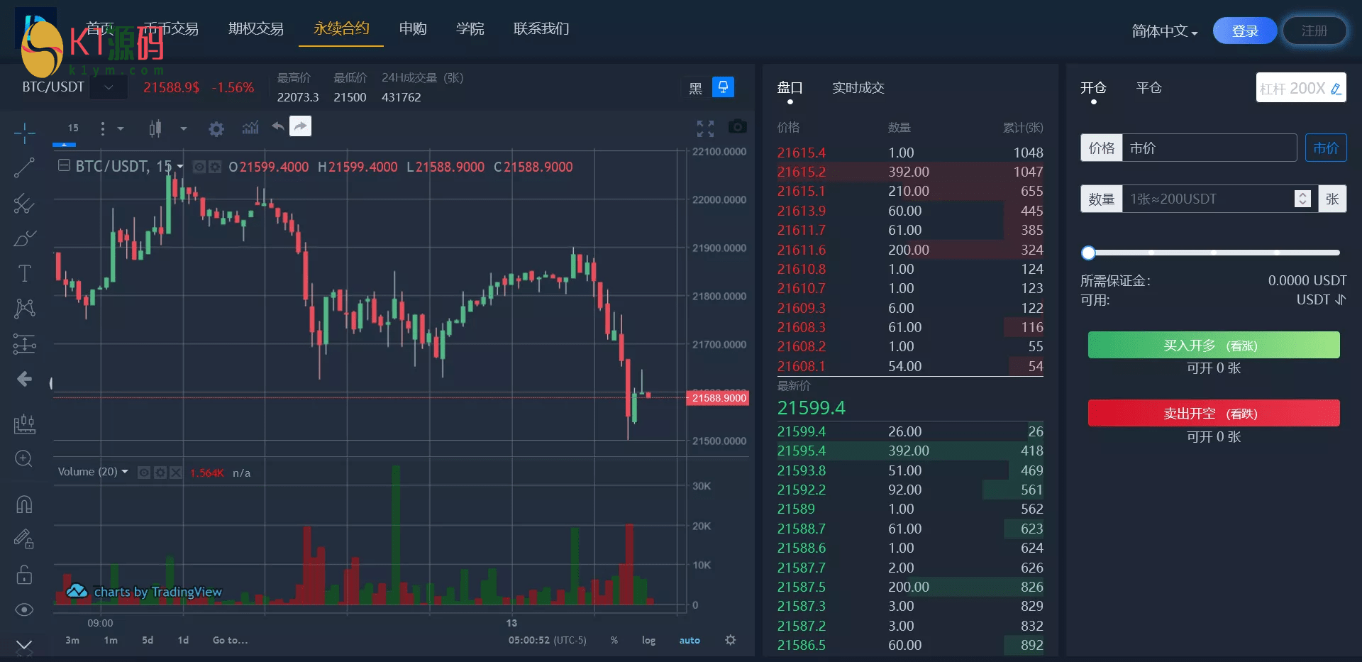 19国语言交易所多语言交易所系统/秒合约交易/永续合约/锁仓挖矿插图4