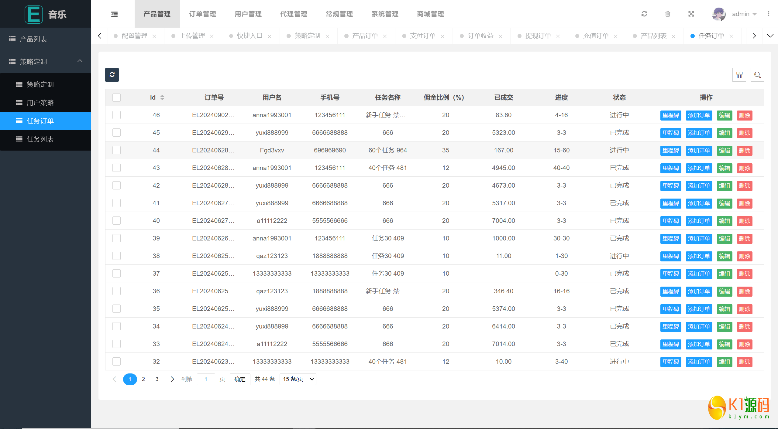 uniapp多语言音乐抢单刷单系统/策略定制/任务分配插图5